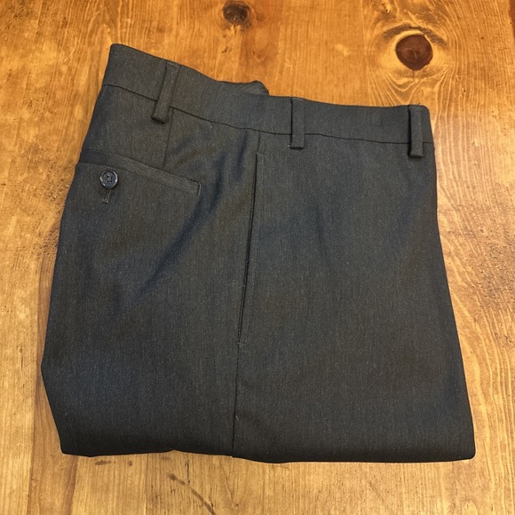 Lauren Ralph Lauren Other - Lauren‎ Ralph Lauren Dress Pants Men 36x30 Poly Blend Flat Front Gray